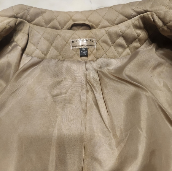 Quilted Tan XL Riding Jacket Giacca Gallery Company - Picture 11 of 16